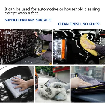 

Soft Car Towel Plush 45x38cm Microfiber Care Cleaning Drying Double-Layer