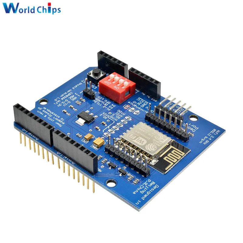 ESP8266 ESP 12E UART Wi Fi беспроводной щит макетная плата модуль для Arduino UNO R3 Mega 3 В