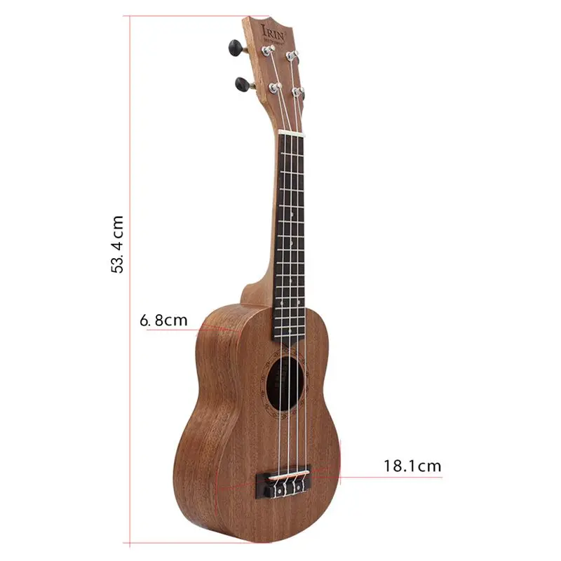 Новая IRIN 21 дюймовая гитара гавайская гитара Ukulele soprano Hawaii 4 струнная гитара для начинающих