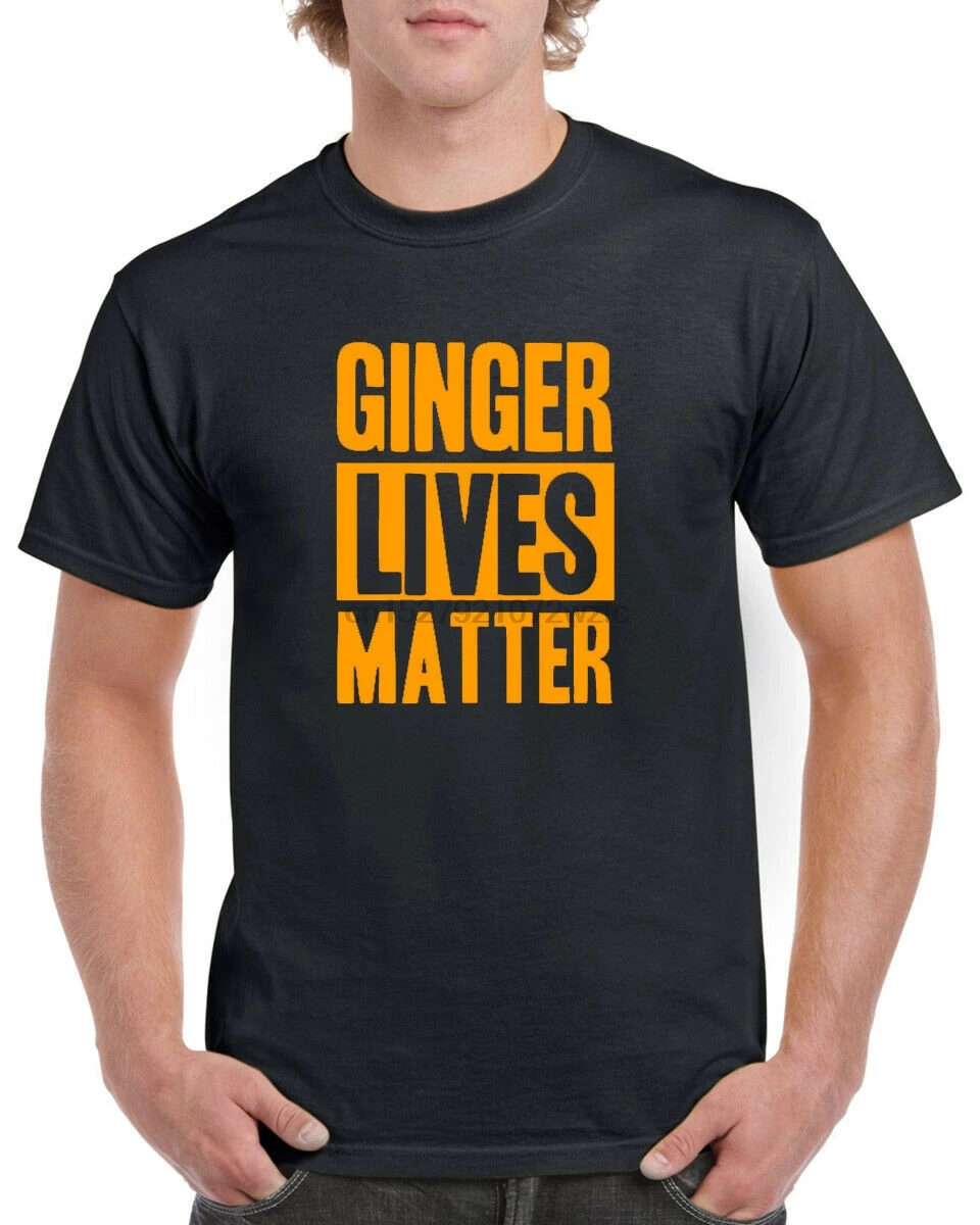 Футболка с надписью Ginger Lives Matter Забавный анекдот красная голова оранжевая и