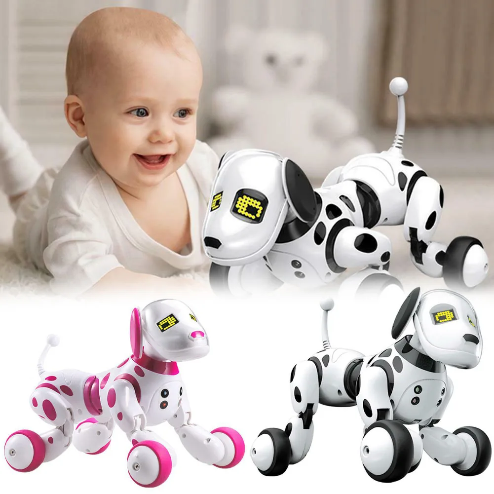 Remote Control Educational Talking Intelligent Interactive Led Electronic Pet Toy Sing Dance RC Robot Dog Birthday Gift Smart
