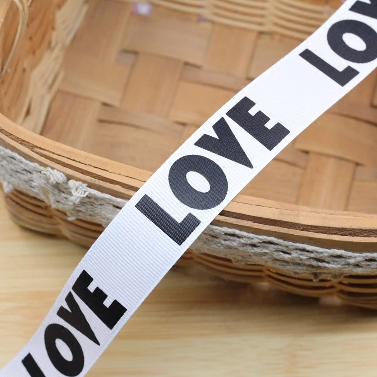 2 5 см 1 &quotс буквенным принтом&quot LOVE &quotодежда Grosgrain ленточный пояс DIY аксессуары