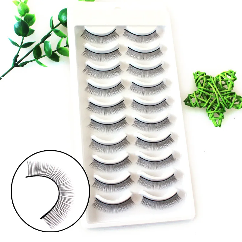 

Grafting Practice for False Eyelashes 10-Pack 8mm Soft Novice Trainees for Teaching Beauty Practice Eyelashes