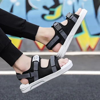 

Men Sandals Men Summer Footawear Male Shoes Mesh Breathable Trendy Men Shoes Beach Sandals Fashion Outdoor Casual Sneakers