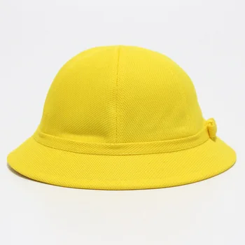 

Breathable Net Cap Children Small Yellow Hat Traffic Safe Small Bucket Hat Outdoor Bucket Hat Junior High School Small Young Sch