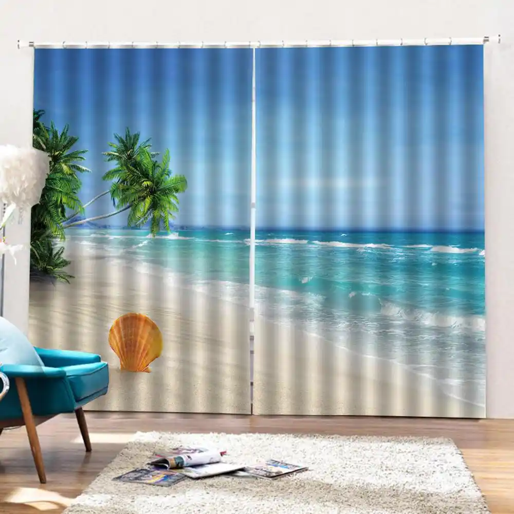 Get Cortinas de color playa HD