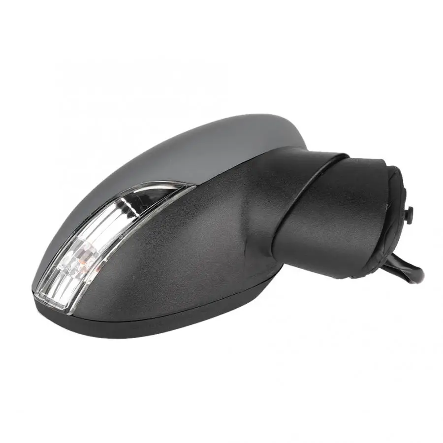  Car Rearview Mirror with LED Turn Signal Light Right for FORD FIESTA MK7 2008 2009 2010 2011 2012 D - 4000126372779
