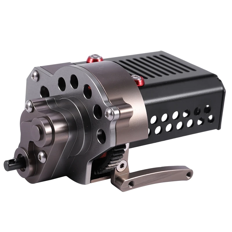 

CNC Complete Front Gearbox Transmission Box with Gear for Axial SCX10 1/10 RC Crawler Car
