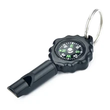 Многофункциональный свисток компас, брелок для ключей EDC аварийный инструмент для выживания на открытом воздухе для походов, путешествий, кемпинга, инструмент EDC