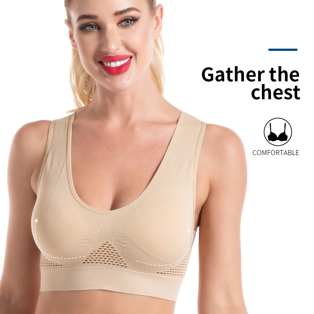 Diepe U-Nek Naadloze Bh Push-Up Bh 'S Voor Vrouwen Bralette