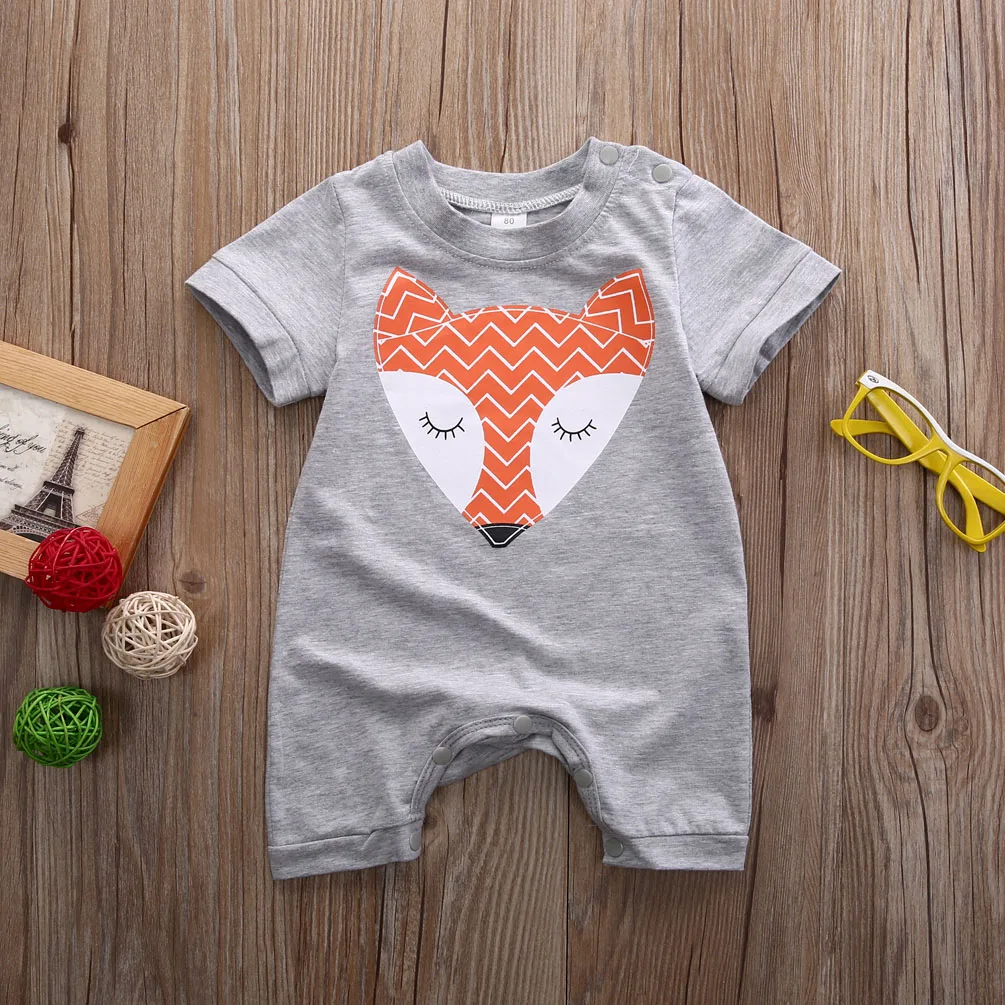 Emmababy летняя одежда для новорождённых Одежда маленьких мальчиков и девочек из
