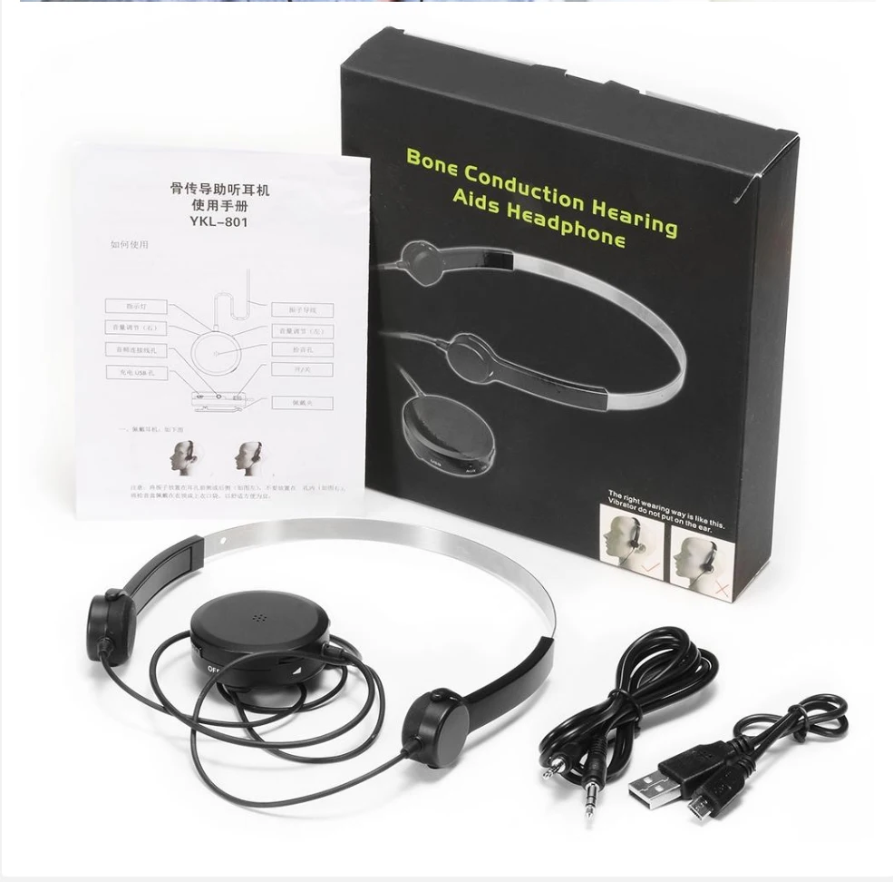 BN801 Bone Conduction headphone old man headset