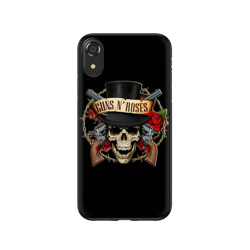 Силиконовый чехол для телефона EWAU guns N' Roses для iPhone 5 5S SE 6 6s 7 8 Plus X XR XS 11 Pro Max - Цвет: B4