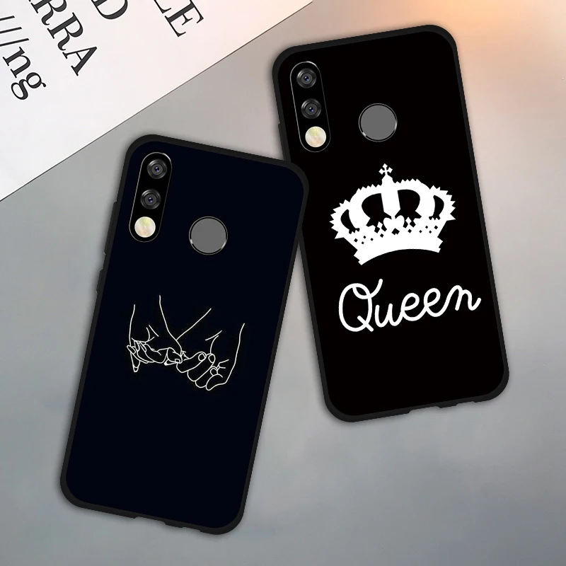 

Black Soft Protector For Huawei Honor 8C 9 10 Lite 8X Max Note 10 Magic 2 Pattern Phone Cover For Huawei Mate 20 X Pro Y9 2019
