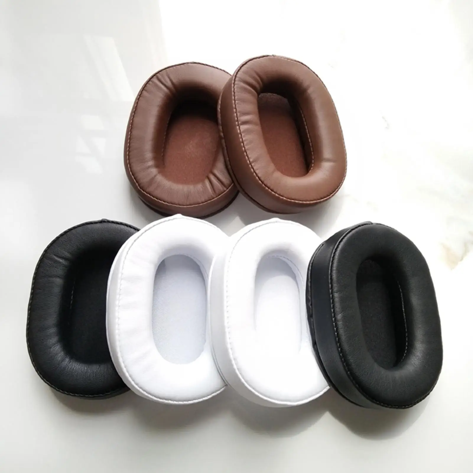 1 Pair Faux Leather/Velvet Earpads Cushion Cover Ear Pads for Sony Audio Technica Replacement Pad Earmuffs | Электроника