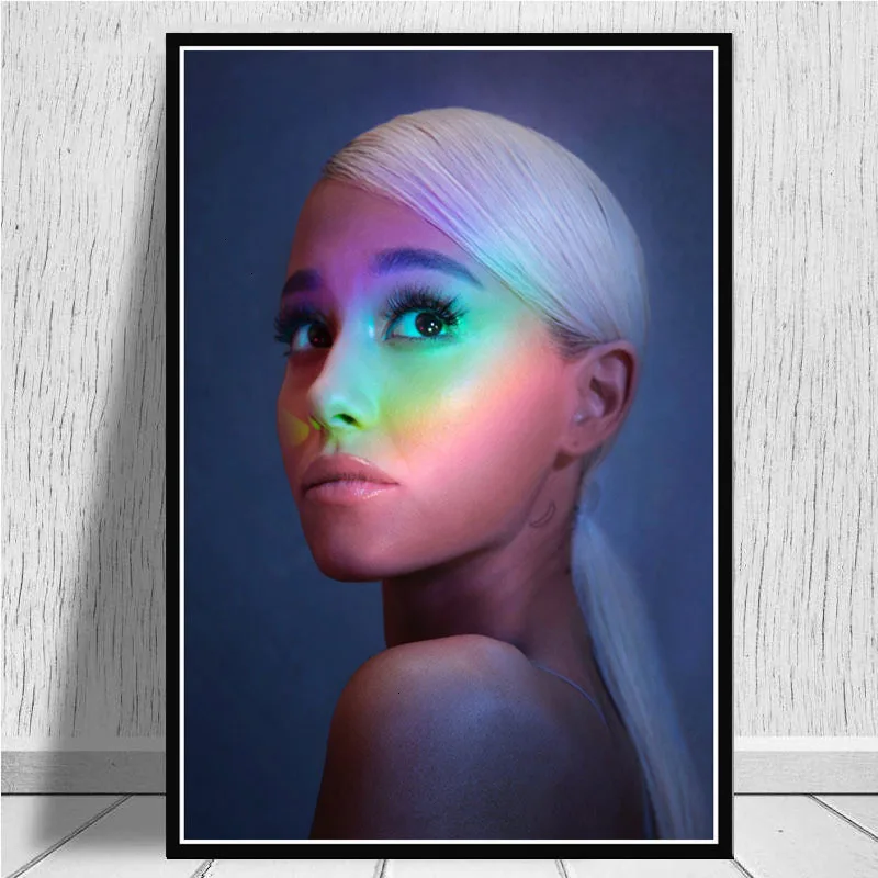 Hot Ariana Grande Painting Poster Calligraphy Canvas Pictures On The Wall Abstract Decorative Home Decor Obrazy | Дом и сад