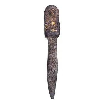 

LaoJunLu An Old Pure Bronze Warding Sword From The Temple Imitation antique bronze masterpiece collection of solitary Chinese