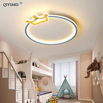 

Modern Led Ceiling Lights Round Decorative Indoor Lamp For Children Room Bedroom Fixtures Luminaria Lighting Input AC90-260V