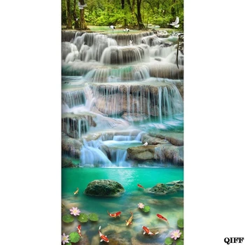 

Waterfall Landscape DIY 5D Full Drill Diamond Painting Embroidery Cross Stitch Kit Rhinestone Mosaic Home Decor Craft