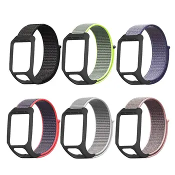 

Anti Scratch Loop Nylon Watch Band Wrist Strap Bracelet Replacement for TomTom Runner 3/Adventurer/Spark 3 Music/Golfer 2 Smart
