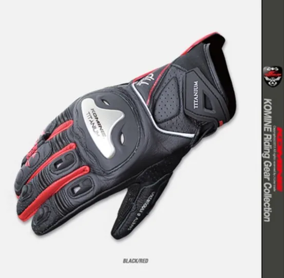 Komine GK-170 new Alloy anti-fall racing Gloves Motorcycle Riding Gloves Touch Screen Knight Gloves v - Цвет: 4