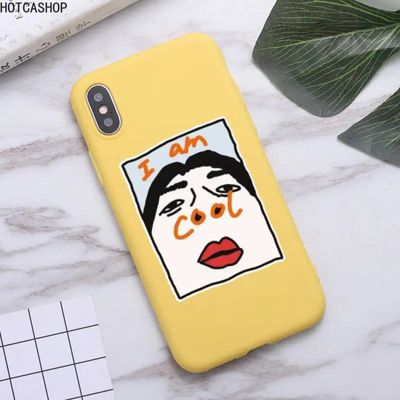 Я смешной крутой Чехол для мобильного телефона с узорами iPhone 11 Pro Max X XR XS 8 7 6s Plus
