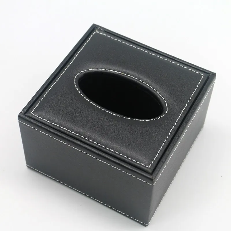 Leather Square Tissue Box for Home, Modern Cover Paper, Car Napkins Holder, Home Organizer, Decoration Tools 5