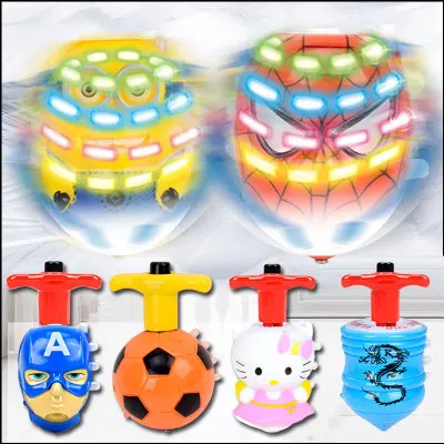 light up spinning top soccer ball toys
