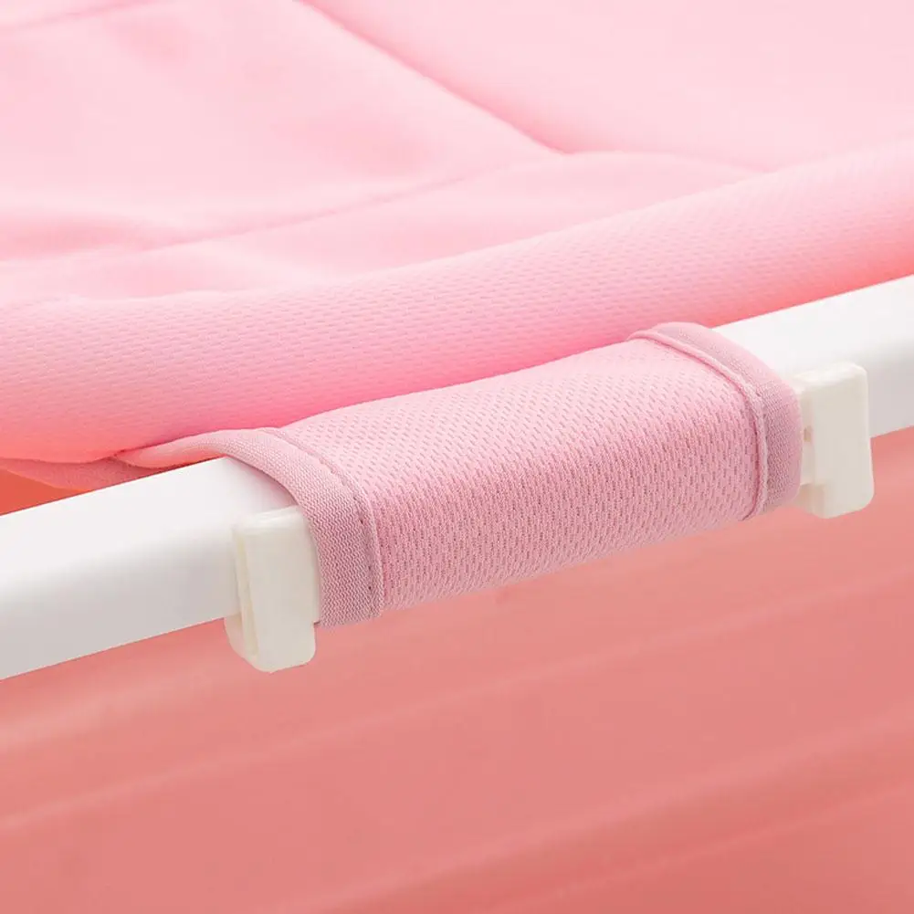 Новорожденный ребенок ванна регулируемое сиденье 3D дышащая ткань поддержка сетка быстросохнущая удобная детская ванна сетка с милым