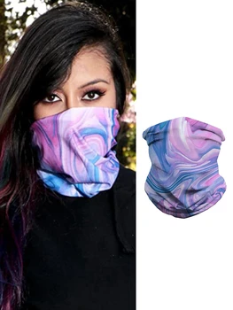 

2020 New Fashion Watercolor Print Face Bandana Magic Scarf Headwrap Balaclava