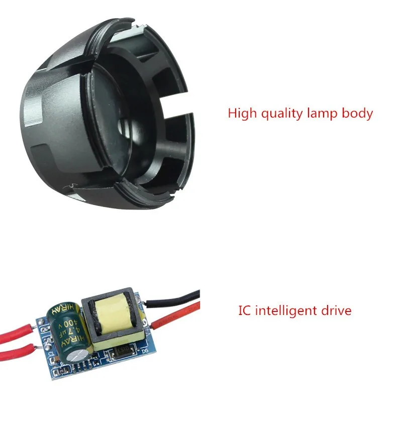 Светодиодный прожектор 12V DC MR16 3W 5W 7W с регулируемой яркостью, холодный белый 6500k натуральный белый 4000k теплый белый 3000k черный корпус