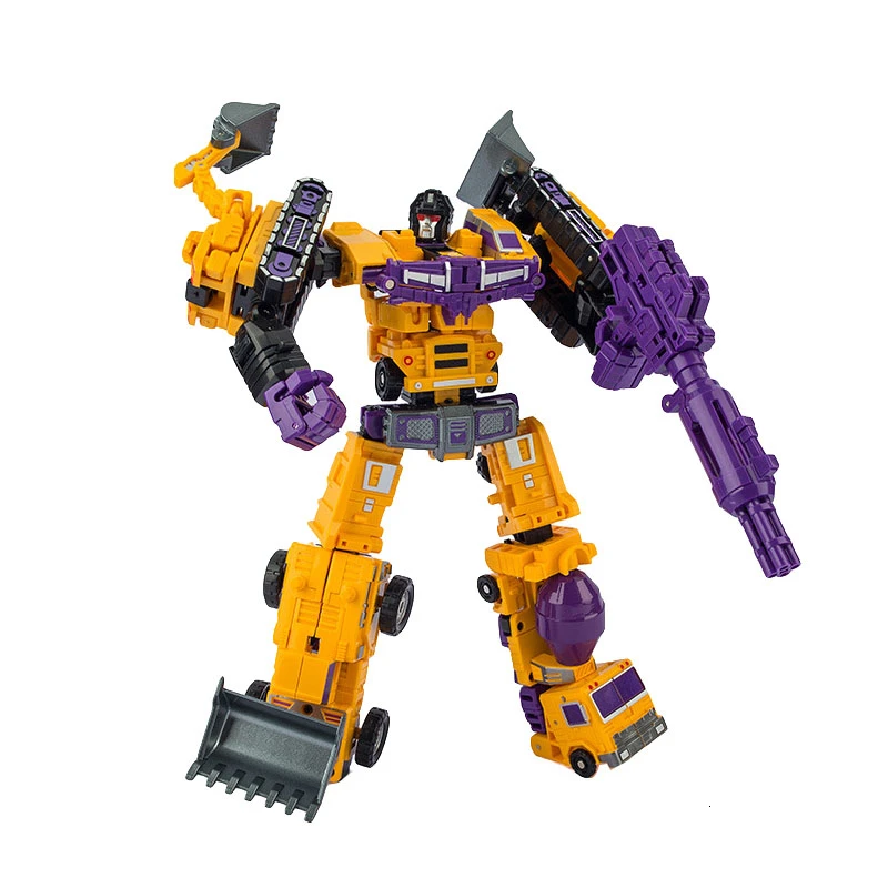 YX 91610 NBK G1 игрушка-трансформация GT Devastator 6в1 фигурки героев из фильма модель ABS 27 см негабаритный робот для деформации автомобиля
