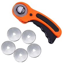 Olfa Cut Cortador rotativo de 45mm, para trabalho em couro, ferramentas de corte em tecido lâmina circular, para faça você mesmo, para costura, para quilting