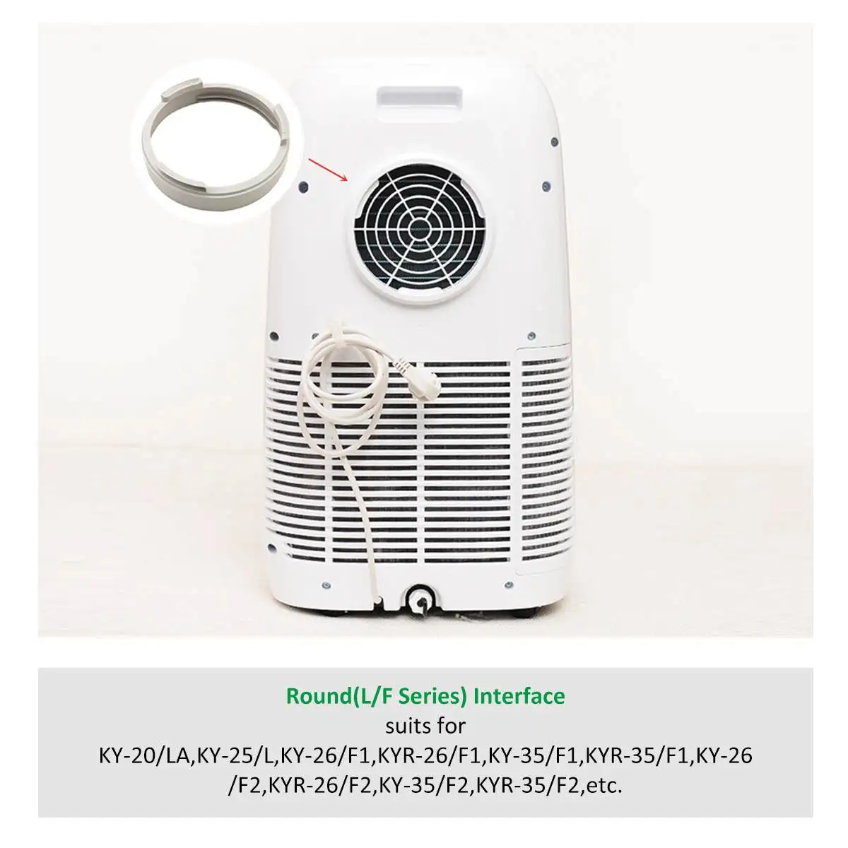 Air Conditioner Exhaust Hose Connector Adaptor for Portable Air Conditioner