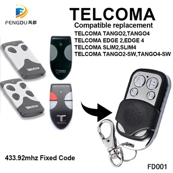 

2PCS NICE FLO1 FLO2 FLO3 FLO4 Universal Remote Control Garage Door Gate Clone Fob New (only for fixed code 433.92mhz)