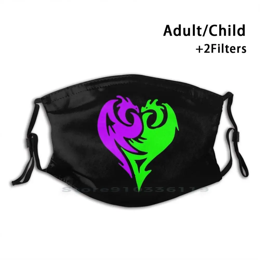 

Descendants Times Symbol Reusable Mouth Face Mask With Filters Kids Descendants Logo Rotten Core Evil