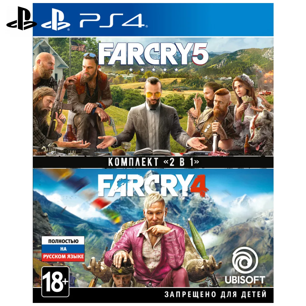 Игра для Sony PlayStation 4 Комплект «Far Cry 4»+ «Far Cry 5»(русская версия