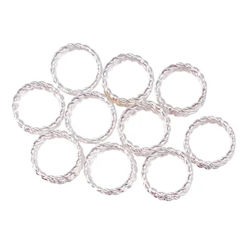 

30PCS Hair Extension Ring Hair Extensions Dreadlock Beads Micro Rings Micro Crimp Beads Braid Cuffs Clip for Salon Home