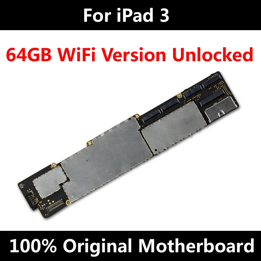 Wifi версия/WiFi+ 3g версия материнская плата для iPad 3 Заводская разблокированная оригинальная материнская плата с чипами Поддержка IOS