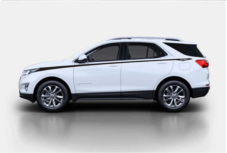 Спортивные полоски наклейки для автомобиля Chevrolet равноденствие Авто кузова индивидуальная наклейка внешние аксессуары