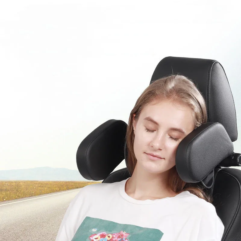 Car Seat Headrest Pillow Side Sleeping Travel Rest Neck Pillow Support