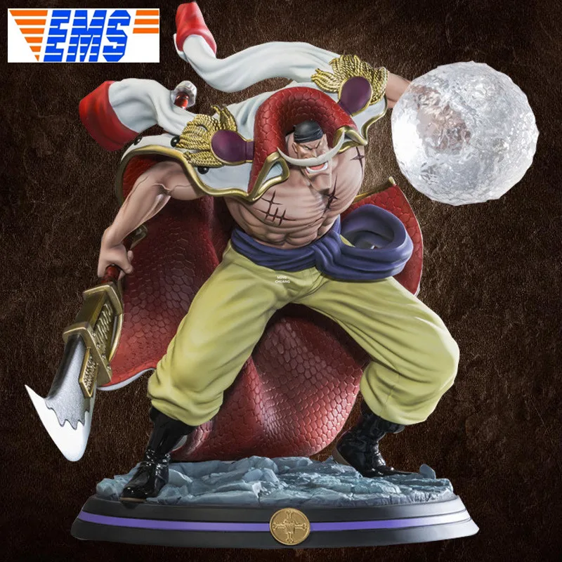 

13" One Piece Whitebeard Pirates Four Emperors Edward Newgate PVC Action Figure Collectible Model Toy BOX 31CM V263