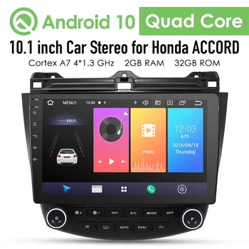 

Ossuret 2 Din Android 10 Car Radio GPS Navigation for Honda ACCORD 7 2003-2007 Multimedia DVR SWC FM CAM-IN BT USB DAB DTV OBD