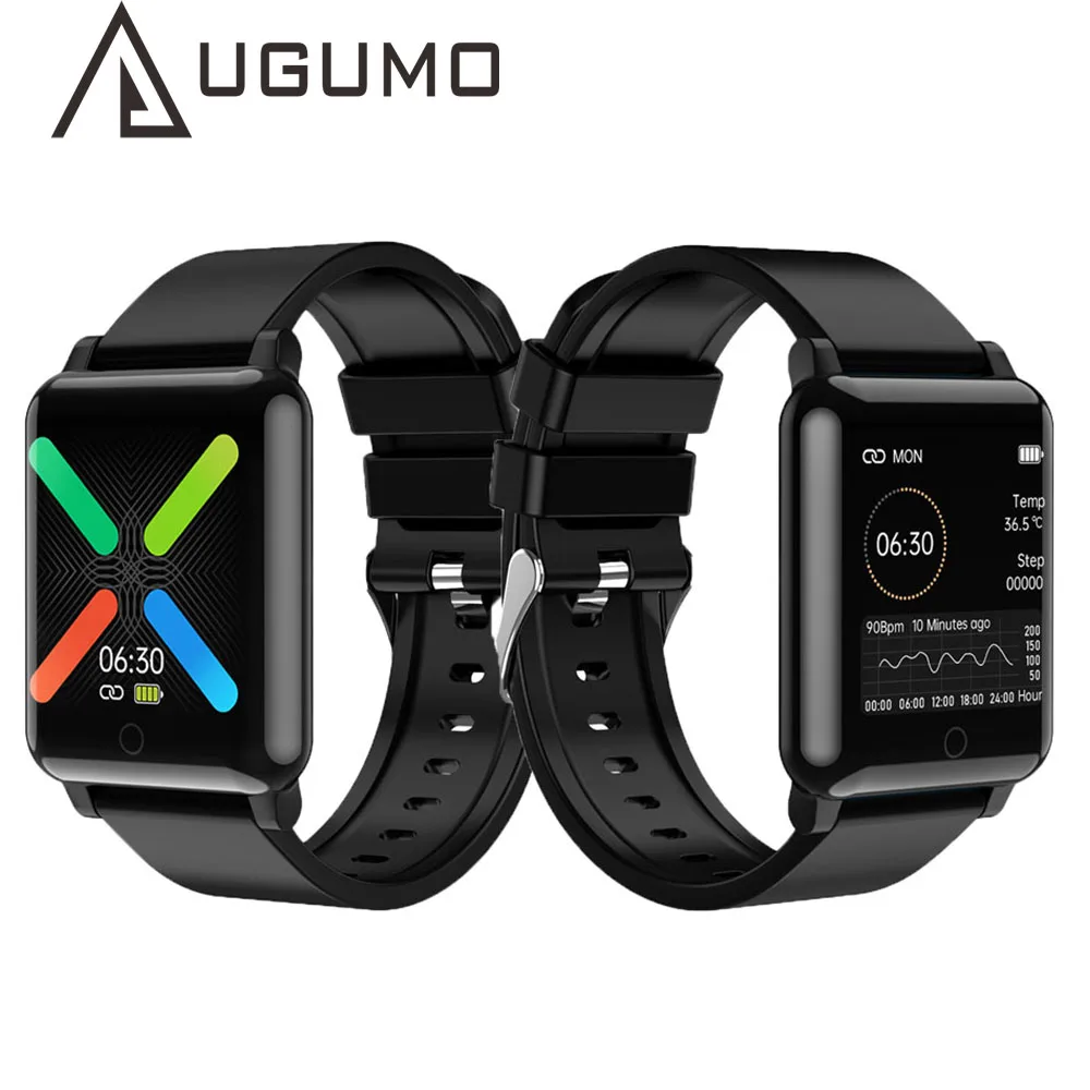 

UGUMO Smart Watch Body Temperature Measurement Watch 1.3 " Screen Women Men Smartwatch Heart Rate Sleep Monitor For Android IOS