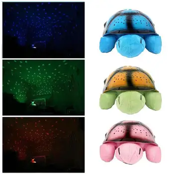 

PRE-SALE Turtle Led Night Light Stars Projector USB Kid's Lamp Turtle Christmas Music Decoration Lighting Home powered I4P5