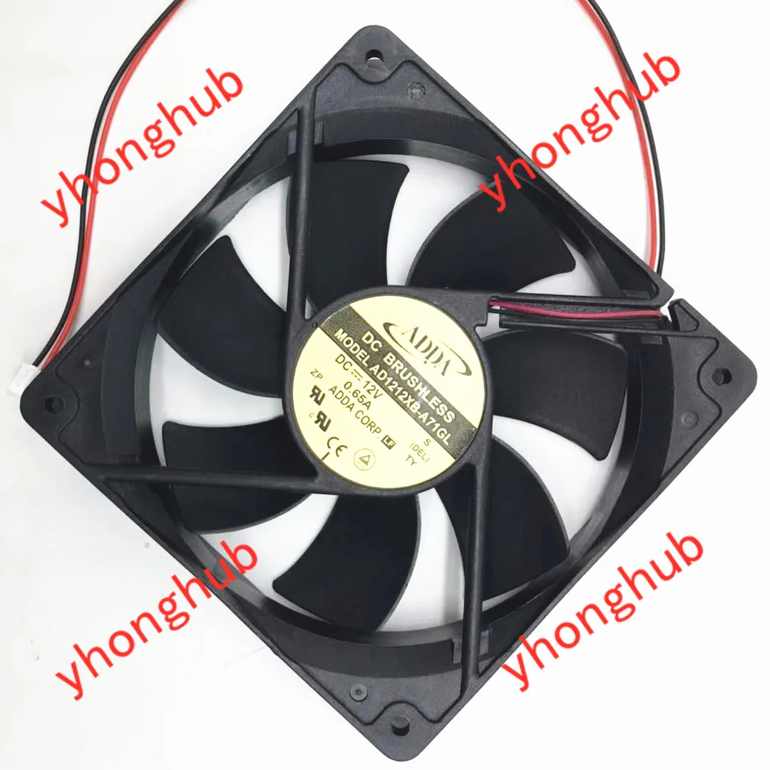 Охлаждающий вентилятор для сервера ADDA AD1212XB-A71GL S DC 12 В 0.65A 120x120x25 мм | Компьютеры и