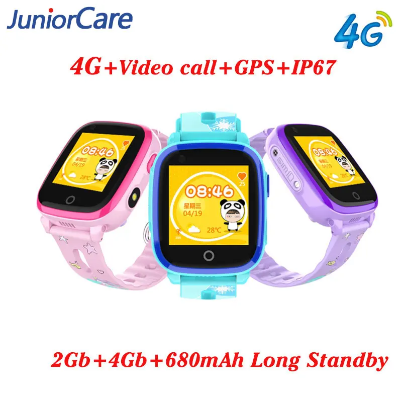 

IP67 Waterproof Kids Smart watch 4G Remote Camera GPS WI-FI Kids Children Students Wristwatch SOS Video Call Monitor Tracker
