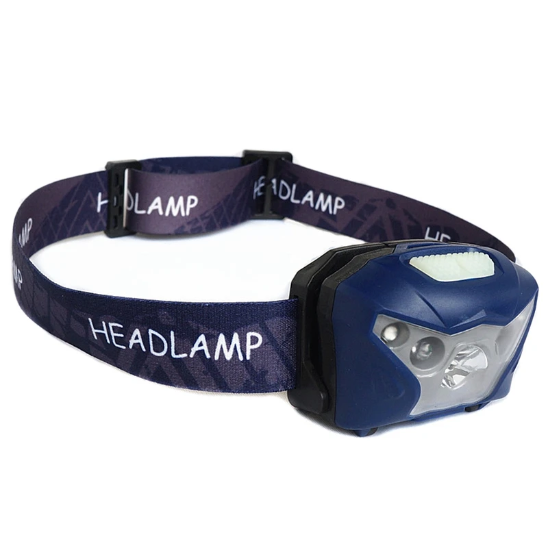 

Rechargeable Led Headlamp Body Motion Sensor Headlight With Red Light Camping Flashlight Head Light Lamp With Usb Blue