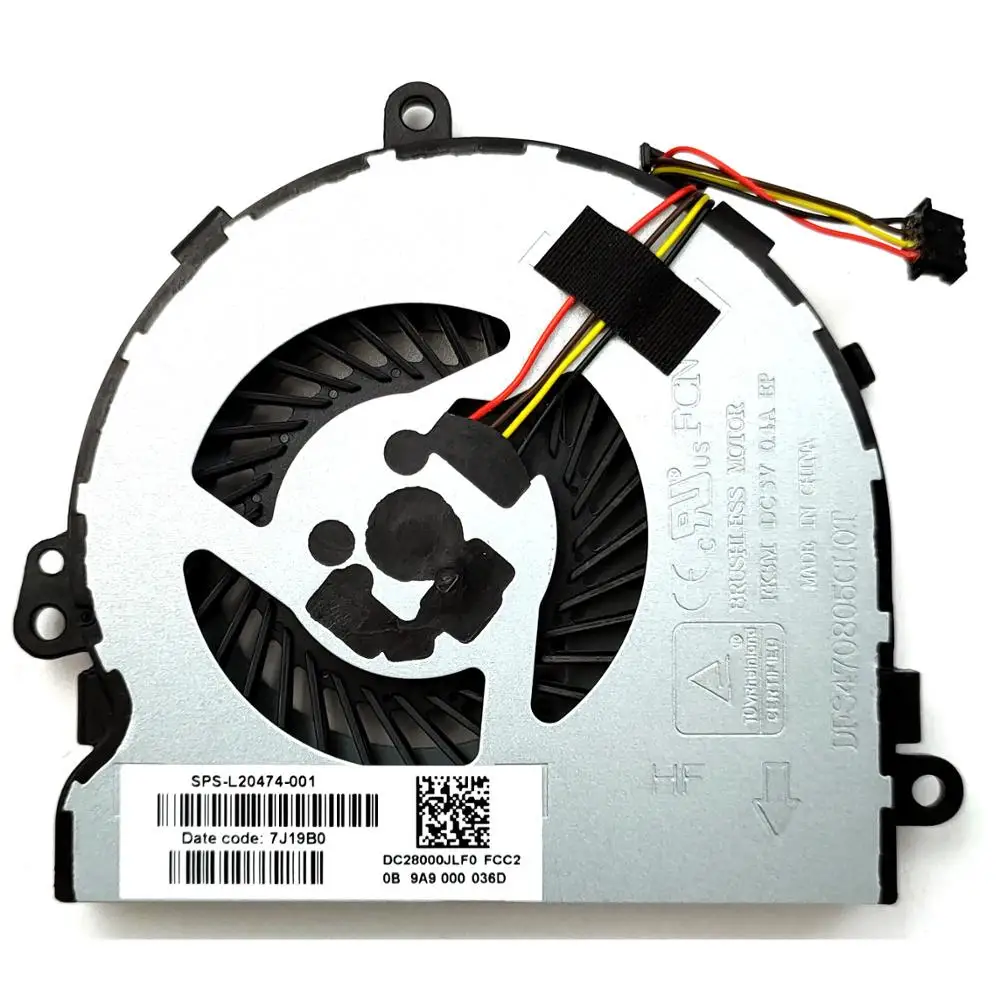 Новинка для hp 15-DB 15-DB0003CA 15-DB0004DX 15-DB0005DX 15-DB0008CA 15-DB0011DX 15-DB0020CA ноутбук Процессор Вентилятор охлаждения L20474-001