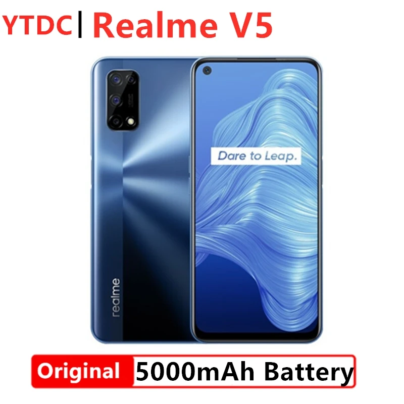Смартфон Realme V5 5G 2020 мАч 30 Вт зарядное устройство 5000 дюйма 6 5*2400 FHD + экран 20:9